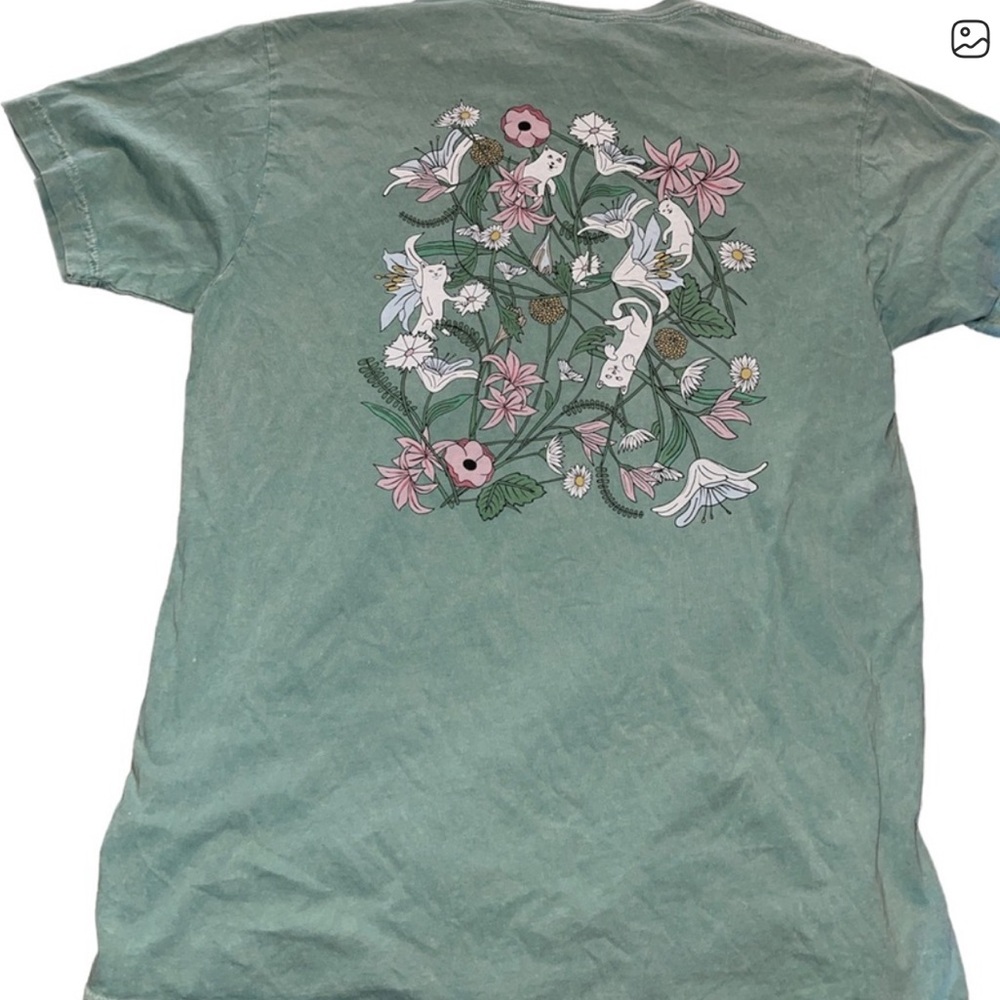 RIPNDIP Nermal flower tee mineral wash XL NWT